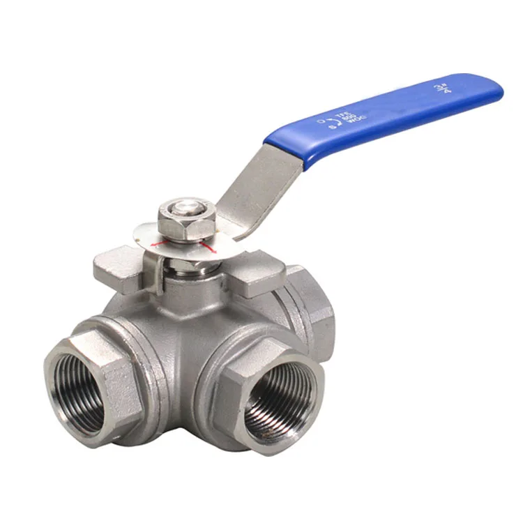 2”DN50 3 Way BSPT SS304 Type L Female Mountin Pad Ball Valve Vinyl Handle WOG 1000
2”DN50 3 Way BSPT SS304 Type L Female Mountin Pad Ball Valve Vinyl Handle WOG 1000