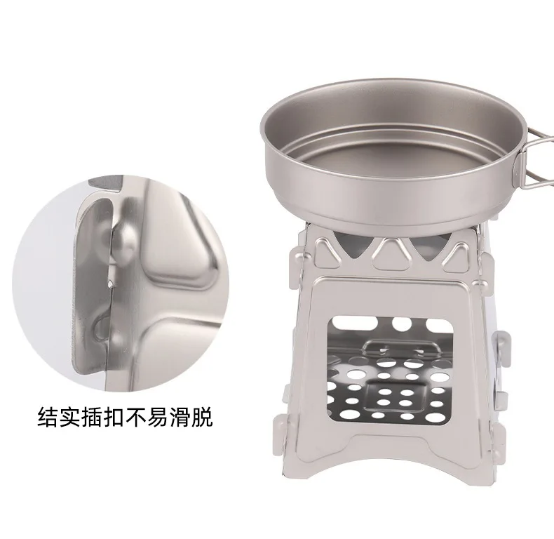 Camping Wood Stove Portable Titanium Burner Backpack Alcohol Burner Tourist Cooker Outdoor Survival Hiking Fire Stove Equipment
Camping Wood Stove Portable Titanium Burner Backpack Alcohol Burner Tourist Cooker Outdoor Survival Hiking Fire Stove Equipment
