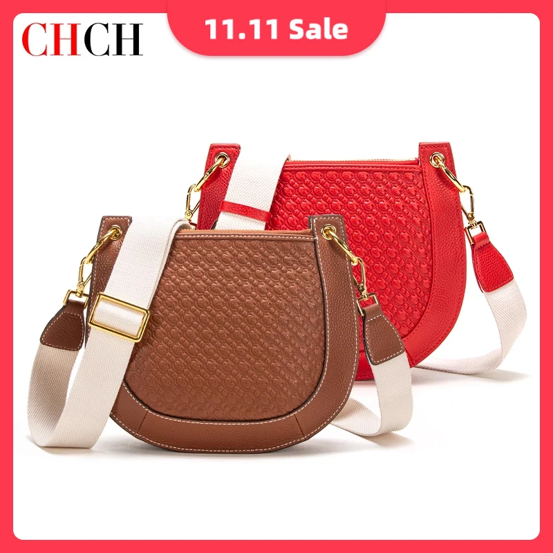CHCH Women's Handbag for Women 2022 Designer Luxury Saddle Bags Fashion Fashion Matching Crossbody Female Shoulder Bags
CHCH Women's Handbag for Women 2022 Designer Luxury Saddle Bags Fashion Fashion Matching Crossbody Female Shoulder Bags