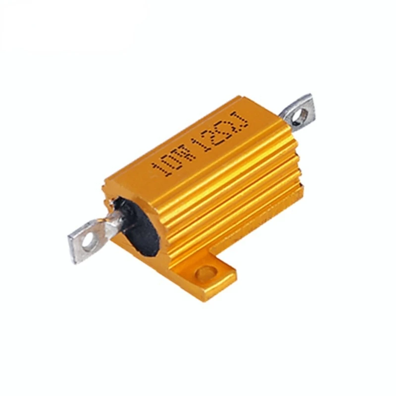 10W Aluminum Power Metal Shell Case Wirewound Resistor 0.1R ~ 10K 10 12 15 20 22 27 30 33 50 100 150 1K 10K ohm Lore Resistance
10W Aluminum Power Metal Shell Case Wirewound Resistor 0.1R ~ 10K 10 12 15 20 22 27 30 33 50 100 150 1K 10K ohm Lore Resistance