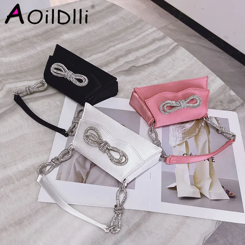 Женский шикарный бутик, блестящий атласный маленький вечерний клатч с кристаллами, Свадебный Женский мини-кошелек со стразами и бантом, модные сумки для 2022
Женский шикарный бутик, блестящий атласный маленький вечерний клатч с кристаллами, Свадебный Женский мини-кошелек со стразами и бантом, модные сумки для 2022