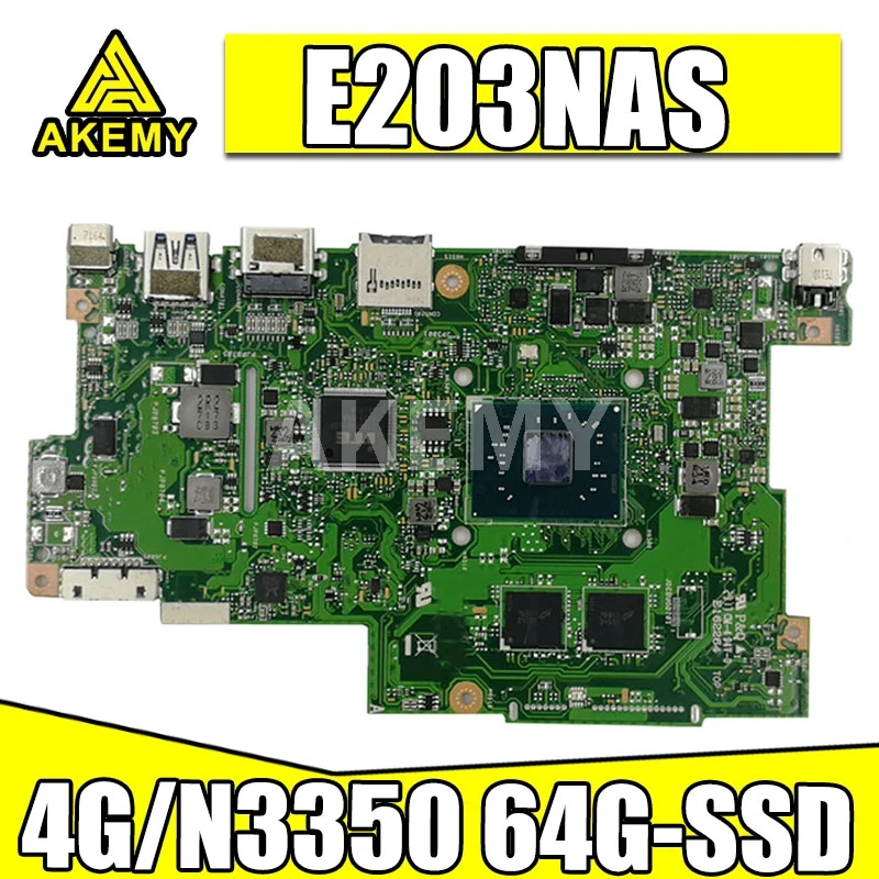Материнская плата Akemy для Asus E203N E203NA E203NAS e203не E203M E203MA Laotop, материнская плата 4G/N3350 64G-SSD
Материнская плата Akemy для Asus E203N E203NA E203NAS e203не E203M E203MA Laotop, материнская плата 4G/N3350 64G-SSD