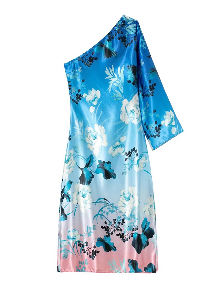 2022 Fashion Women Summer Dresses Sexy Asymmetrical Floral Print Long Dress Vestido
2022 Fashion Women Summer Dresses Sexy Asymmetrical Floral Print Long Dress Vestido
