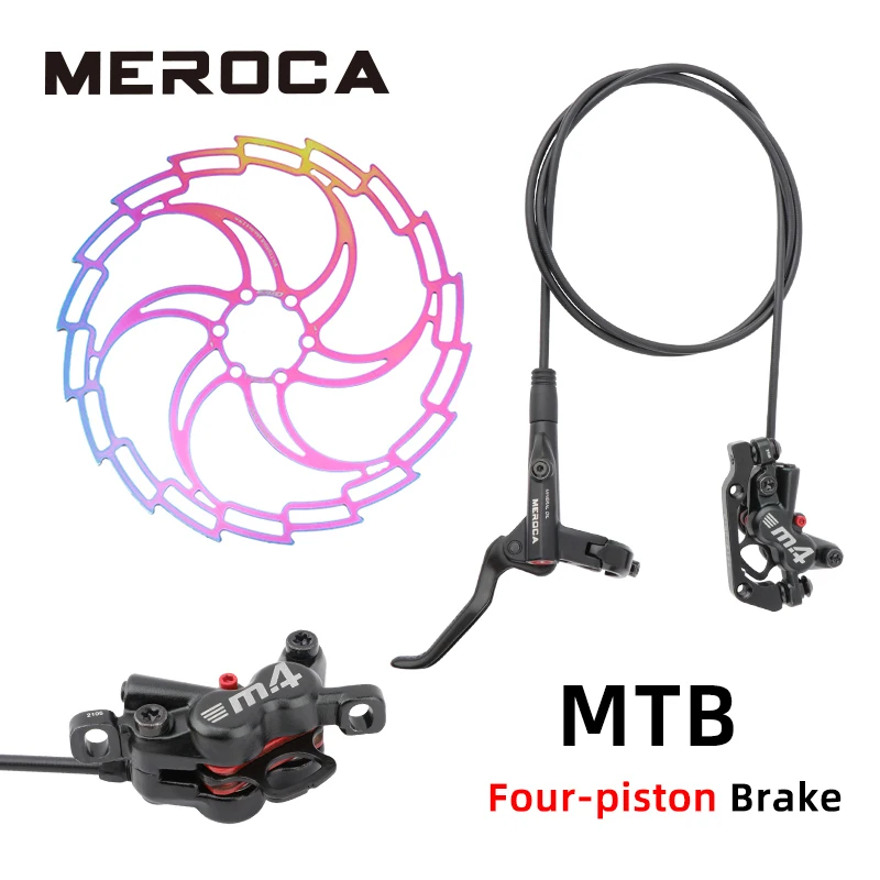 MEROCA Bike Parts Bicycle Oil Brake Mtb Left Front Brake MT420 800/1400mm Hydraulic Right Rear 160mm Disc Brake
MEROCA Bike Parts Bicycle Oil Brake Mtb Left Front Brake MT420 800/1400mm Hydraulic Right Rear 160mm Disc Brake
