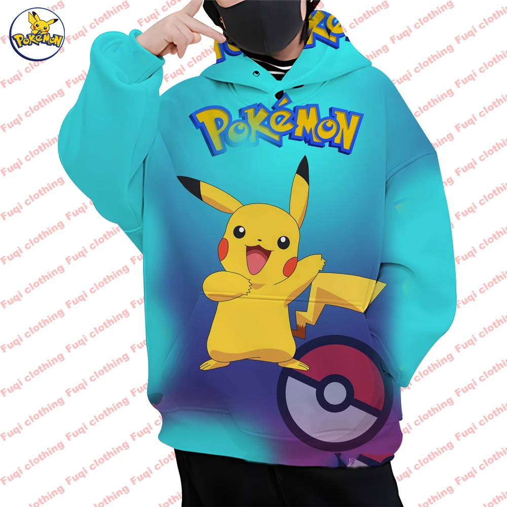 2022 Picachu Hoodie Fashion Animation Retro Men/Women 3D Hoodie Autumn Harajuku Street Leisure Hoodie Sweatshirt 
2022 Picachu Hoodie Fashion Animation Retro Men/Women 3D Hoodie Autumn Harajuku Street Leisure Hoodie Sweatshirt