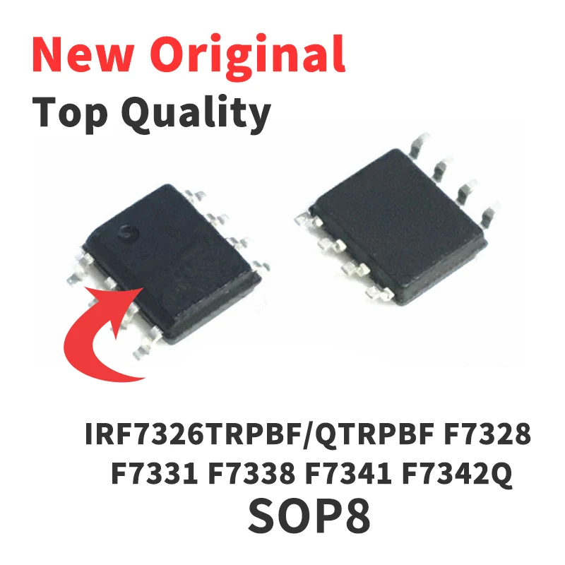 Чип IRF7326TRPBF IRF7328TRPBF IRF7331TRPBF IRF7338TRPBF IRF7341TRPBF IRF7342QTRPBF SOP8, новый оригинальный чип IC, 10 шт.
Чип IRF7326TRPBF IRF7328TRPBF IRF7331TRPBF IRF7338TRPBF IRF7341TRPBF IRF7342QTRPBF SOP8, новый оригинальный чип IC, 10 шт.