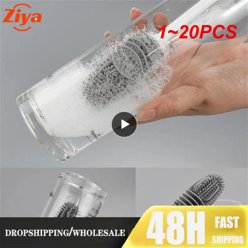 1-20 шт., силиконовая щётка для чашек 
1-20 шт., силиконовая щётка для чашек