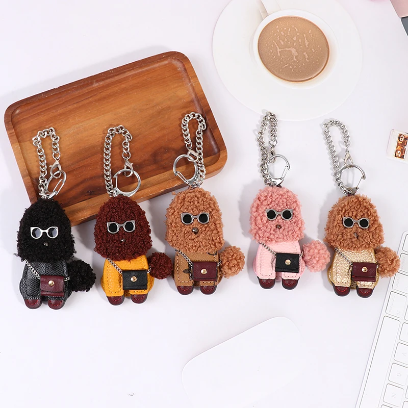 Fashion Dog PU Leather Keychain Cute Women Handbag Leather Dog Keychain Pendant Bag Men's Car Key Ring Key Pendant
Fashion Dog PU Leather Keychain Cute Women Handbag Leather Dog Keychain Pendant Bag Men's Car Key Ring Key Pendant