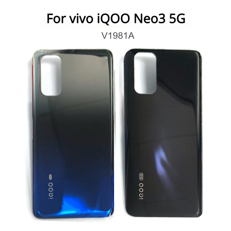 

6.57" For vivo iQOO Neo3 5G Battery Cover Repair for Vivo iQOO Neo 3 Back Battery Cover V1981A Rear Door Housing