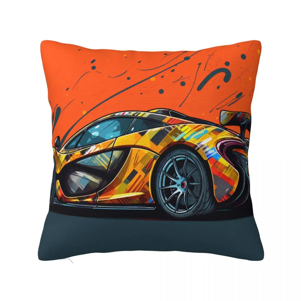 Powerful Sports Car Pillow Case Retro Multicolored Square Polyester Pillowcase Sofa Zipper Spring Cover
Powerful Sports Car Pillow Case Retro Multicolored Square Polyester Pillowcase Sofa Zipper Spring Cover