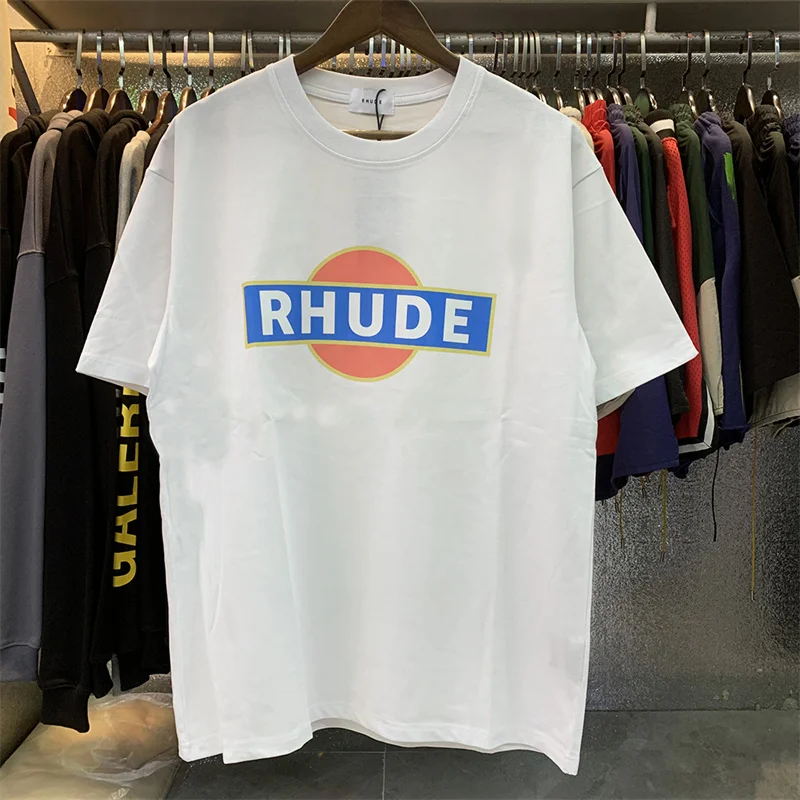 Rhude Spring And Summer New Style Simple Printed Cotton Loose Casual Short-Sleeved T-Shirts For Men And Women
Rhude Spring And Summer New Style Simple Printed Cotton Loose Casual Short-Sleeved T-Shirts For Men And Women
