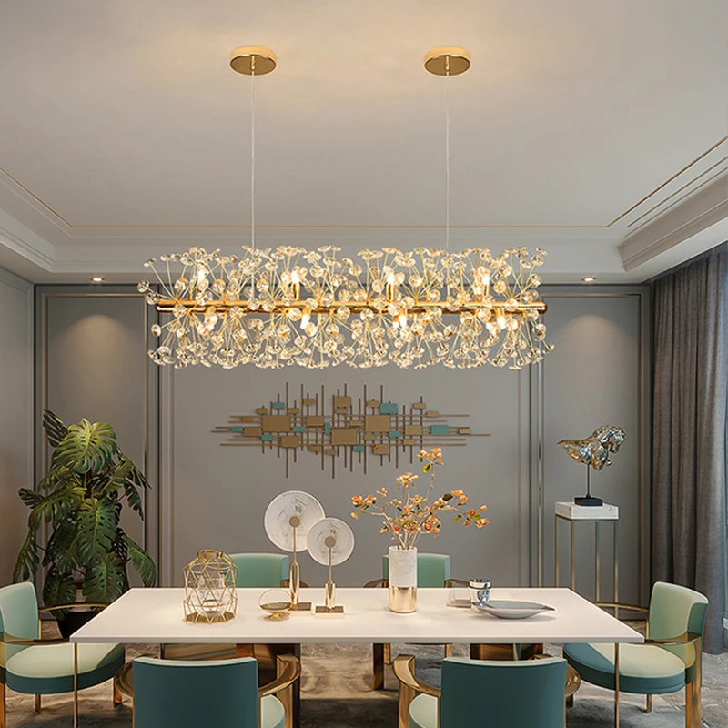 Living Room Crystal Chandelier Dandelion Light Luxury Internet Celebrity Bedroom Designer Minimalist Model Room Creative Lamp 
Living Room Crystal Chandelier Dandelion Light Luxury Internet Celebrity Bedroom Designer Minimalist Model Room Creative Lamp