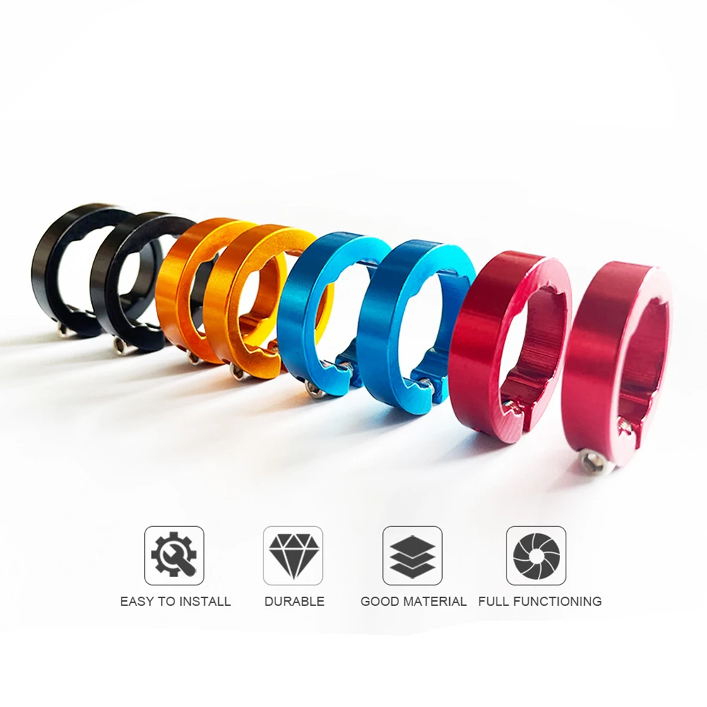 1pair Bicycle Grips Aluminum Alloy Bike Grips Fixing Ring End Lock Rings Handlebar Lock Ring MTB Handlebar For Bike Parts
1pair Bicycle Grips Aluminum Alloy Bike Grips Fixing Ring End Lock Rings Handlebar Lock Ring MTB Handlebar For Bike Parts