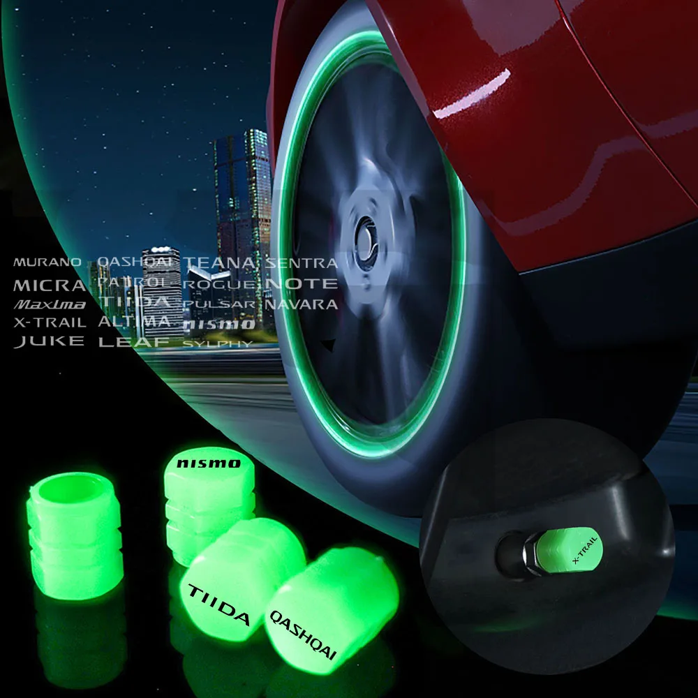 5pcs Universal Luminous Dust-proof Lettering Logo Valve Tire Caps Cover Car For Nissan QASHQAI JUKE NISMO TEANA NOTE X-trail
5pcs Universal Luminous Dust-proof Lettering Logo Valve Tire Caps Cover Car For Nissan QASHQAI JUKE NISMO TEANA NOTE X-trail