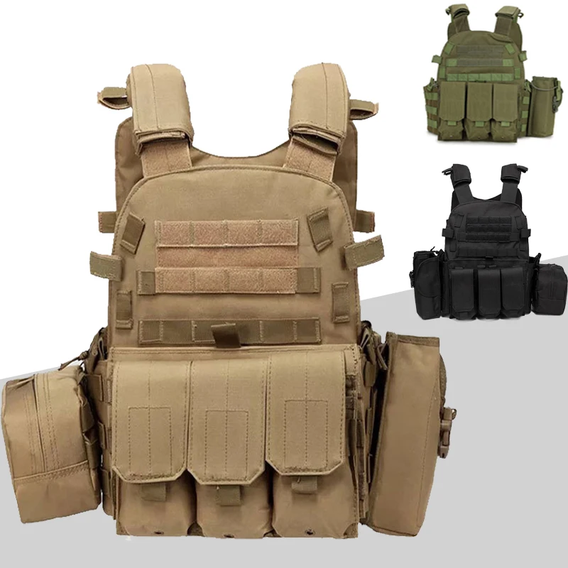 Nylon Molle Vest Tactical Combat Body Armor Outdoor Training Hunting Vests Military Men Clothes Army Airsoft Protection Vest
Nylon Molle Vest Tactical Combat Body Armor Outdoor Training Hunting Vests Military Men Clothes Army Airsoft Protection Vest