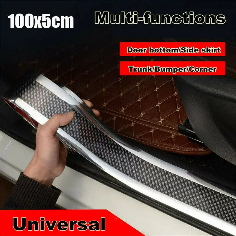 Car Stickers Anti Scratch Door Sill Protector Rubber Strip Carbon Fiber Car Threshold Protection Bumper Film Sticker Car Styling
Car Stickers Anti Scratch Door Sill Protector Rubber Strip Carbon Fiber Car Threshold Protection Bumper Film Sticker Car Styling