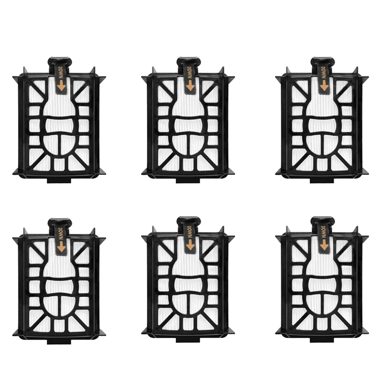 6 Piece Filter Black Plastic Suitable For Shark Sweeping Robot AV2501S AV2501AE RV2502AE RV2520AOUS Spare Part
6 Piece Filter Black Plastic Suitable For Shark Sweeping Robot AV2501S AV2501AE RV2502AE RV2520AOUS Spare Part