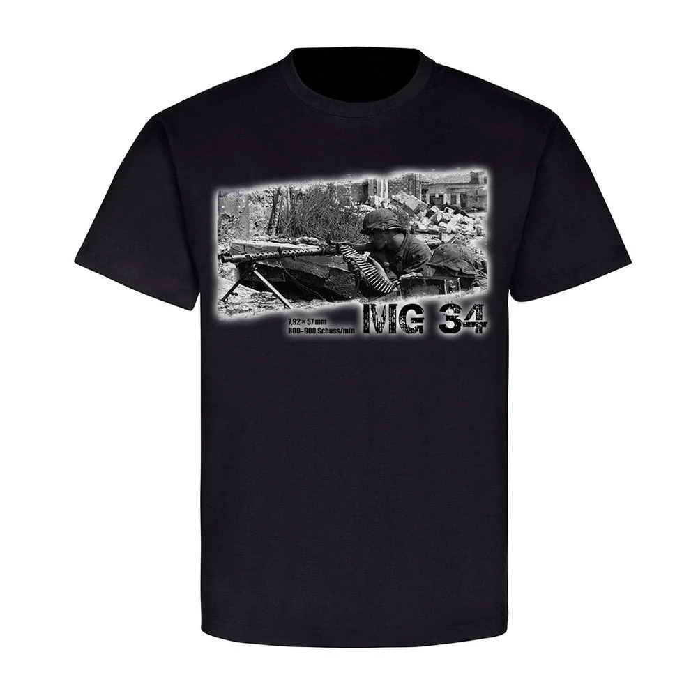 Wehrmacht MG 34 Squad Machine Gun Soldier T-Shirt. Premium Cotton Short Sleeve O-Neck Mens T Shirt New S-3XL
Wehrmacht MG 34 Squad Machine Gun Soldier T-Shirt. Premium Cotton Short Sleeve O-Neck Mens T Shirt New S-3XL