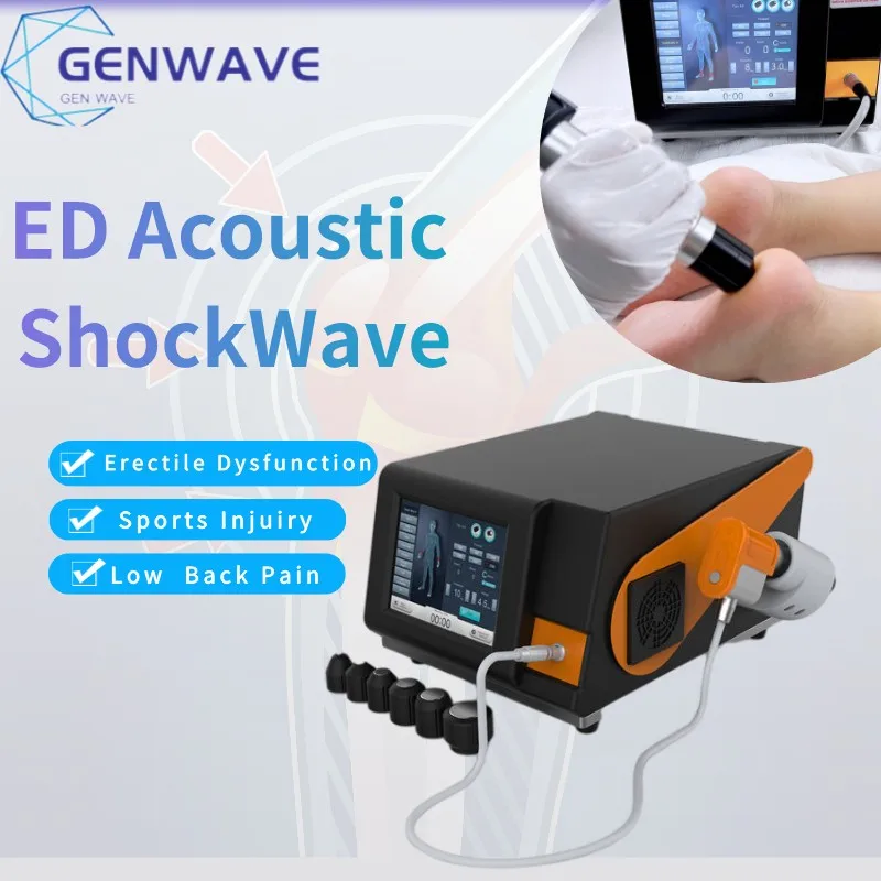 

Home Use ESWT Shockwave Massager Machine For Plantar Fasciitis ED Acoustic Physical Therapy Machine For Erectile Dysfunction