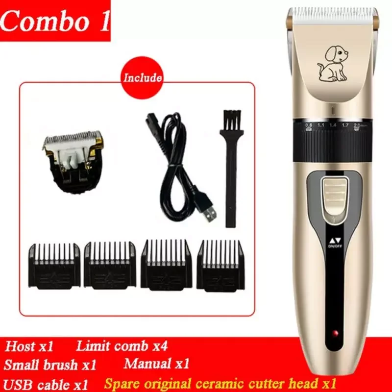 NEW2023 Pet Clipper Dog Hair Clipper For Dogs Reachageable Trimmer Haircut Hair Cutting Remover Machine Grooming Kit
NEW2023 Pet Clipper Dog Hair Clipper For Dogs Reachageable Trimmer Haircut Hair Cutting Remover Machine Grooming Kit