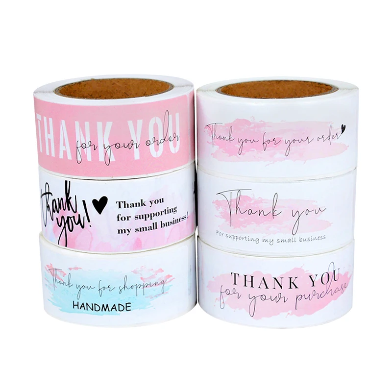 120Pcs/Roll 2.5*7.5cm Rectangle Thank You Label Stickers Envelope Seal Gift Box Packaging Stickers Decoration Scrapbook Material 
120Pcs/Roll 2.5*7.5cm Rectangle Thank You Label Stickers Envelope Seal Gift Box Packaging Stickers Decoration Scrapbook Material