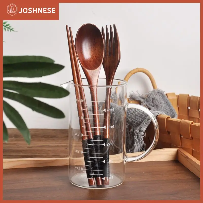 Korean wooden tableware fork spoon chopsticks 3-piece set solid wood long handle spoon chopsticks portable tableware
Korean wooden tableware fork spoon chopsticks 3-piece set solid wood long handle spoon chopsticks portable tableware