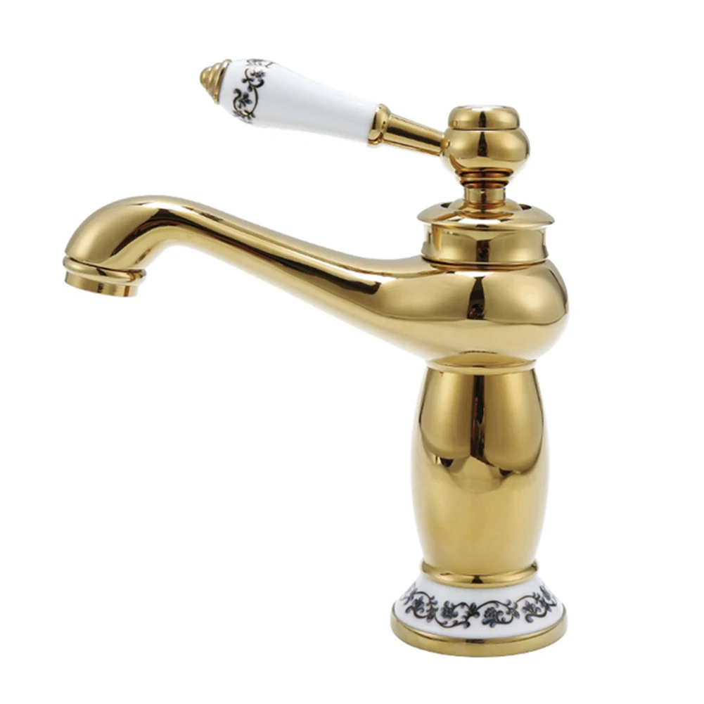 Bathroom Sink Faucet Gold Basin Single Handle Bathtub Faucets Hot Cold Water Mixer Chrome Bath Brass Mixer Kitchen Accessories
Bathroom Sink Faucet Gold Basin Single Handle Bathtub Faucets Hot Cold Water Mixer Chrome Bath Brass Mixer Kitchen Accessories