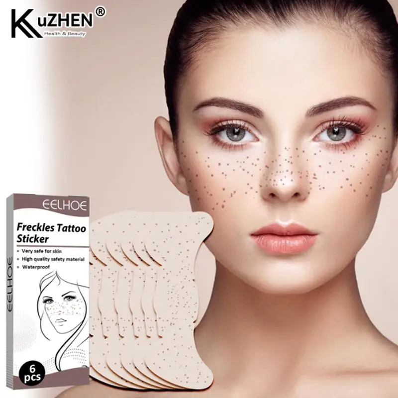 6pcs Sexy Fake Freckles Tattoo Sticker Freckles Makeup Stickers Women Make Up Tool Accessories Makeup Removable Tattoos Stickers 
6pcs Sexy Fake Freckles Tattoo Sticker Freckles Makeup Stickers Women Make Up Tool Accessories Makeup Removable Tattoos Stickers