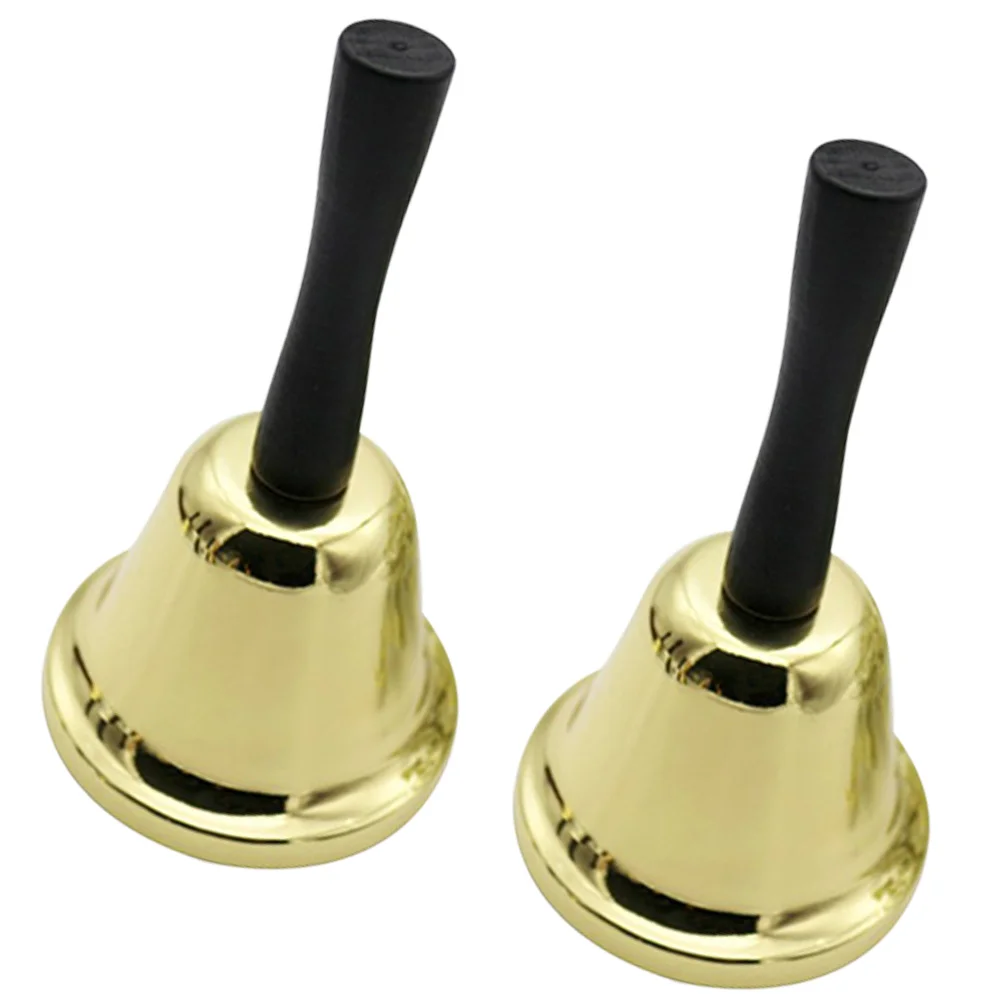 2 Pcs Hand Bell Service Metal Restaurant Reception Call Wooden Party Handbell Iron
2 Pcs Hand Bell Service Metal Restaurant Reception Call Wooden Party Handbell Iron