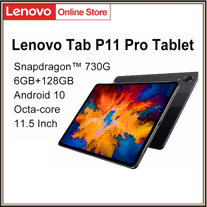 

Lenovo Tab P11 Pro Xiaoxin Pad Pro Snapdragon 730 Octa Core 6GB Ram 128G Rom 11.5inch 2.5K OLED Screen 8500mAh Tablet Android 10