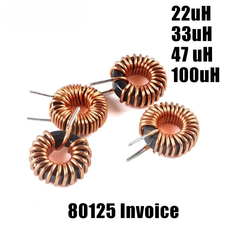 2Pcs Toroid core Inductors 80125 Winding Magnetic Inductance22uH 33uH 47uH 100uH Inductor High Current Ring Inductance
2Pcs Toroid core Inductors 80125 Winding Magnetic Inductance22uH 33uH 47uH 100uH Inductor High Current Ring Inductance