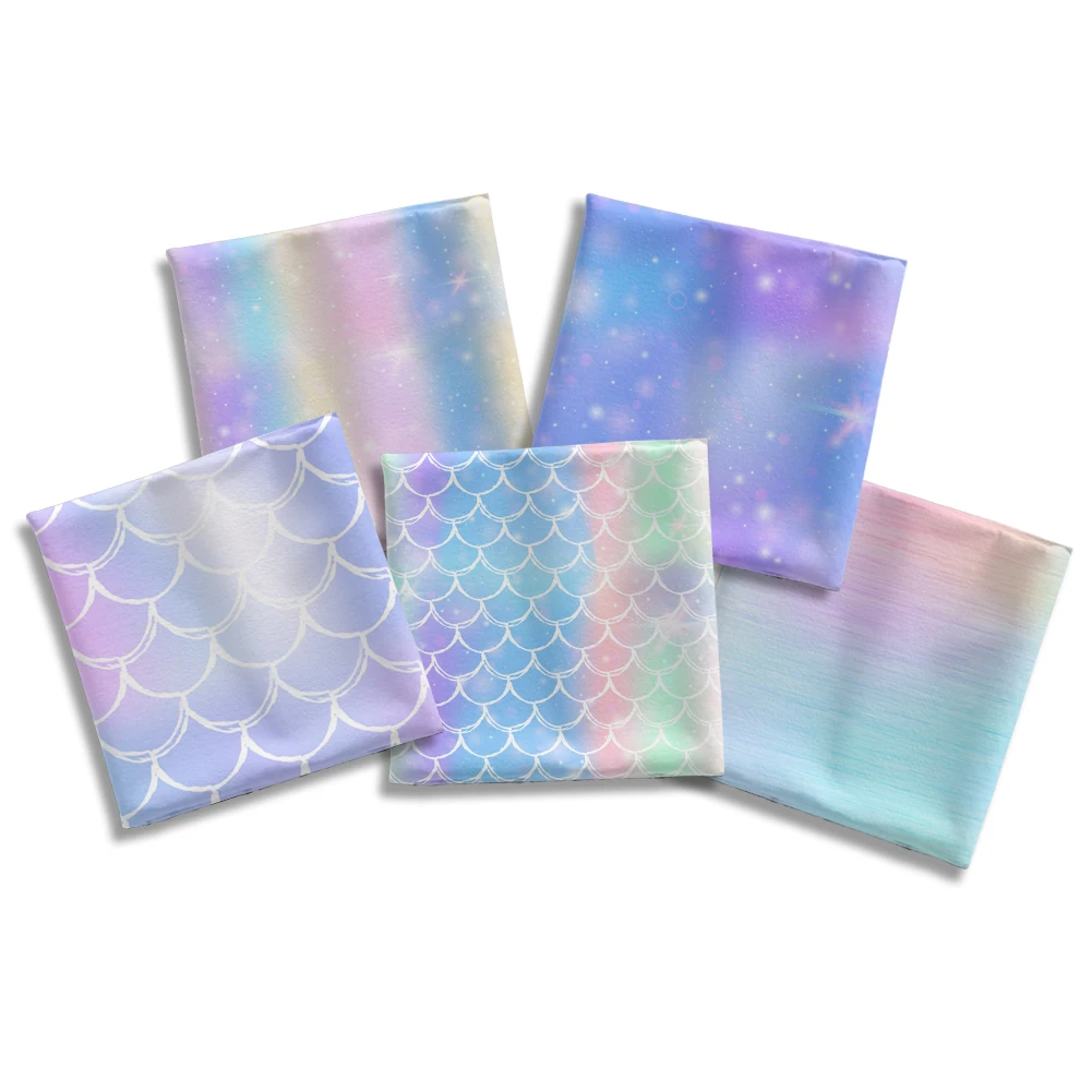Fish Scale Multi-color Printing Pattern Peach Skin Fabric Atchwork Quilting Quarters DIY Sewing Fabric Cover 50*145cm
Fish Scale Multi-color Printing Pattern Peach Skin Fabric Atchwork Quilting Quarters DIY Sewing Fabric Cover 50*145cm