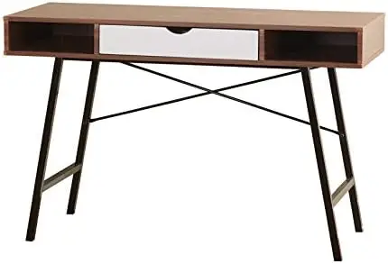 Desk with Drawer, Mid Century Modern Computer Writing Table with Storage for Home, Office, Bedroom and Study, 42.5", Natural
Desk with Drawer, Mid Century Modern Computer Writing Table with Storage for Home, Office, Bedroom and Study, 42.5", Natural