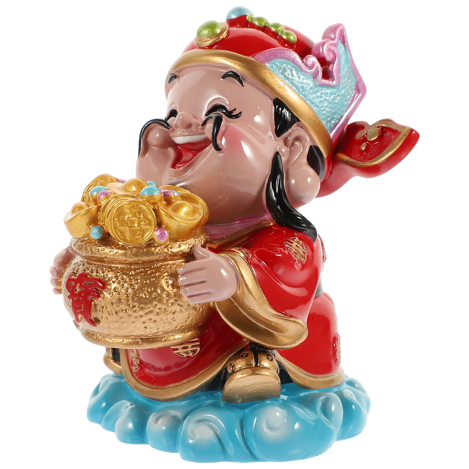 God Wealth Ornaments Home Decor Ingot Figurines Car Dashboard Statues Chinese Style Office Embellishment Decors Living Room
God Wealth Ornaments Home Decor Ingot Figurines Car Dashboard Statues Chinese Style Office Embellishment Decors Living Room