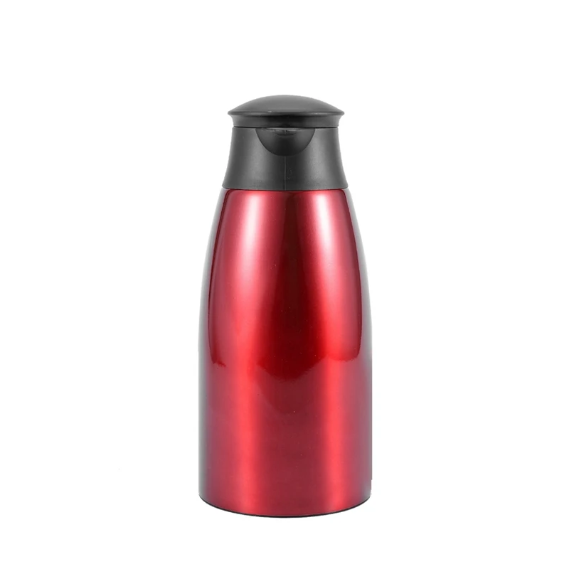 2X Red 304 Stainless Steel 2L Thermal Flask Vacuum Insulated Water Pot Coffee Tea Milk Jug Thermal Pitcher For Home
2X Red 304 Stainless Steel 2L Thermal Flask Vacuum Insulated Water Pot Coffee Tea Milk Jug Thermal Pitcher For Home