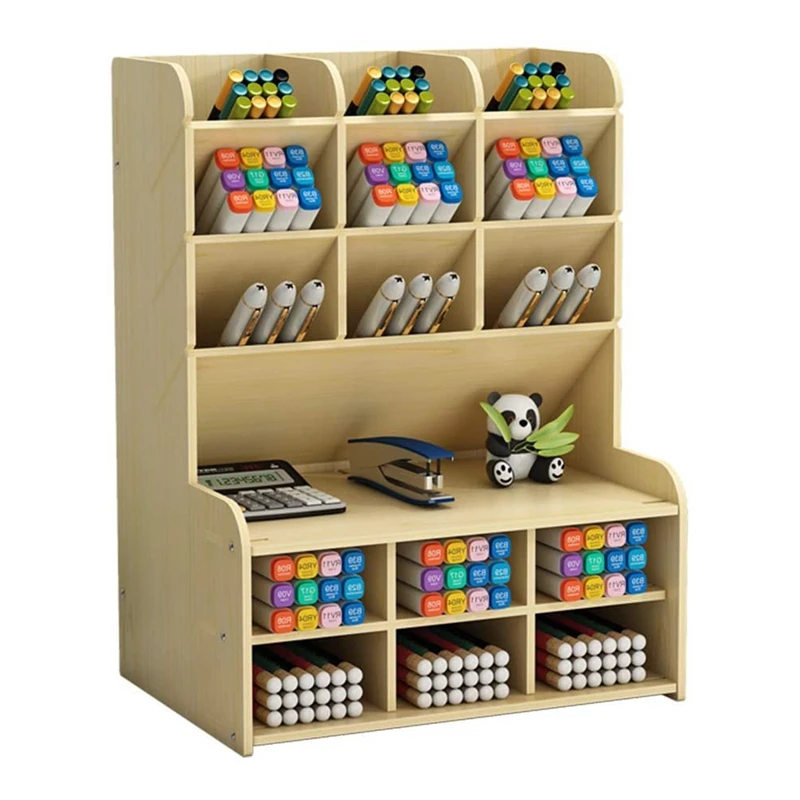Wooden Desk Organizer, DIY Pen Holder Storage Box Desktop Stationery Storage Rack, Pan Organizer Caddies
Wooden Desk Organizer, DIY Pen Holder Storage Box Desktop Stationery Storage Rack, Pan Organizer Caddies