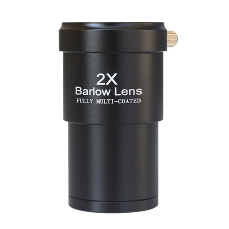 2X Barlow Lens 1.25" 31.7mm 2 Maginification Fully Blackened Metal Optical Lens for astronomical Telescopes Photography B36A
2X Barlow Lens 1.25" 31.7mm 2 Maginification Fully Blackened Metal Optical Lens for astronomical Telescopes Photography B36A