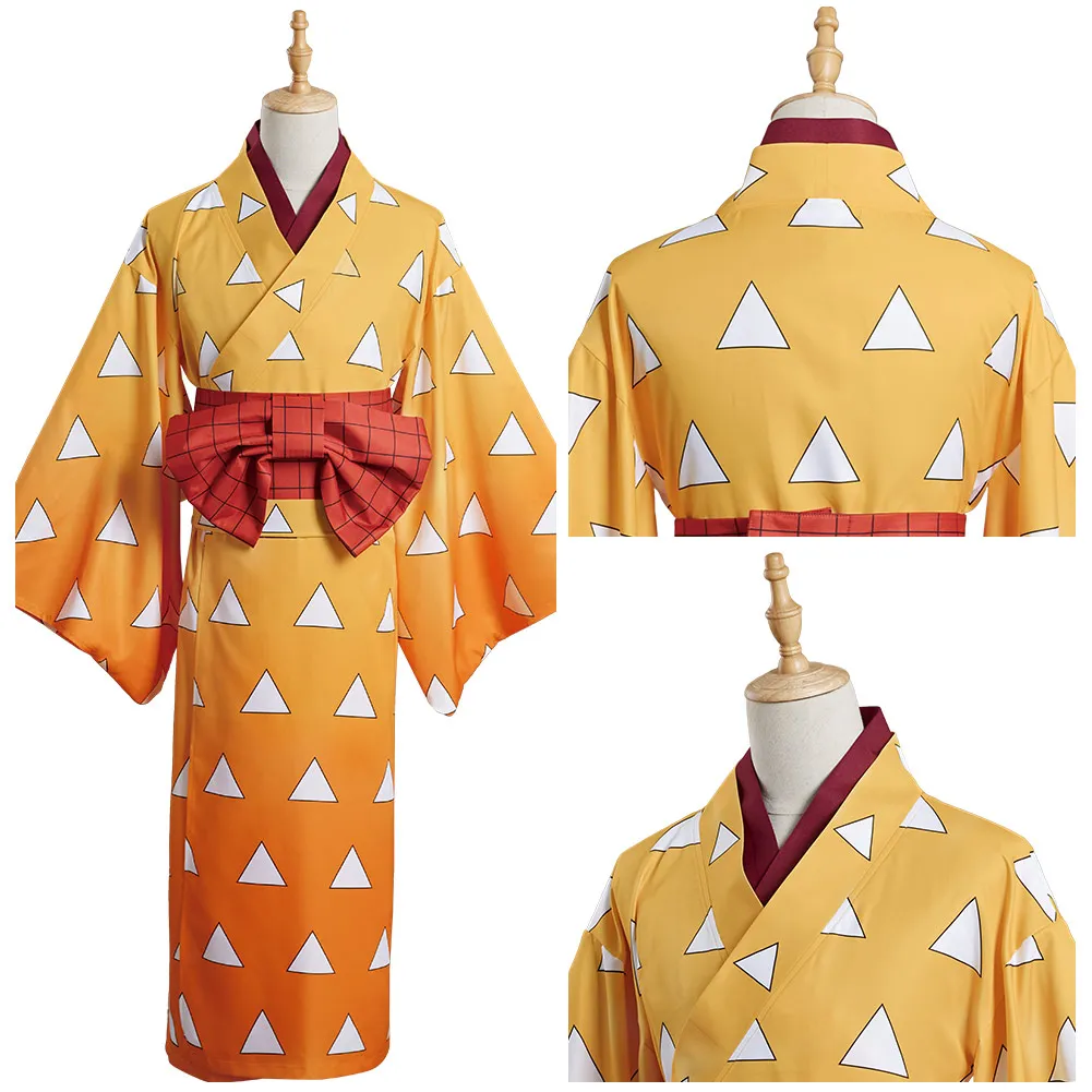 Demon Slayer Agatsuma Zenitsu Cosplay Costume Kimono Dress Outfits Halloween Carnival Suit
Demon Slayer Agatsuma Zenitsu Cosplay Costume Kimono Dress Outfits Halloween Carnival Suit