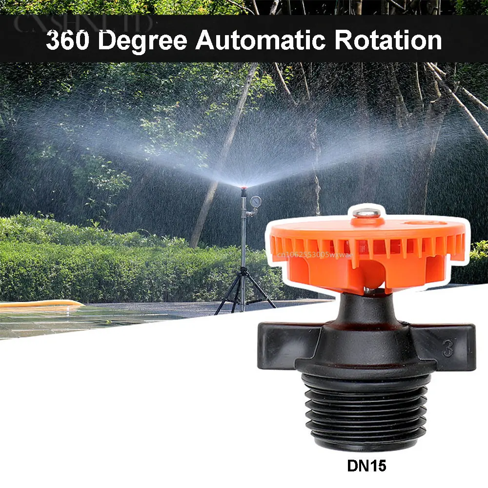 Agricultural Irrigation Large Flow 360-degree Automatic Rotating Nozzle Garden Lawn Greening Cooling Sprinkler for Greenhouse
Agricultural Irrigation Large Flow 360-degree Automatic Rotating Nozzle Garden Lawn Greening Cooling Sprinkler for Greenhouse