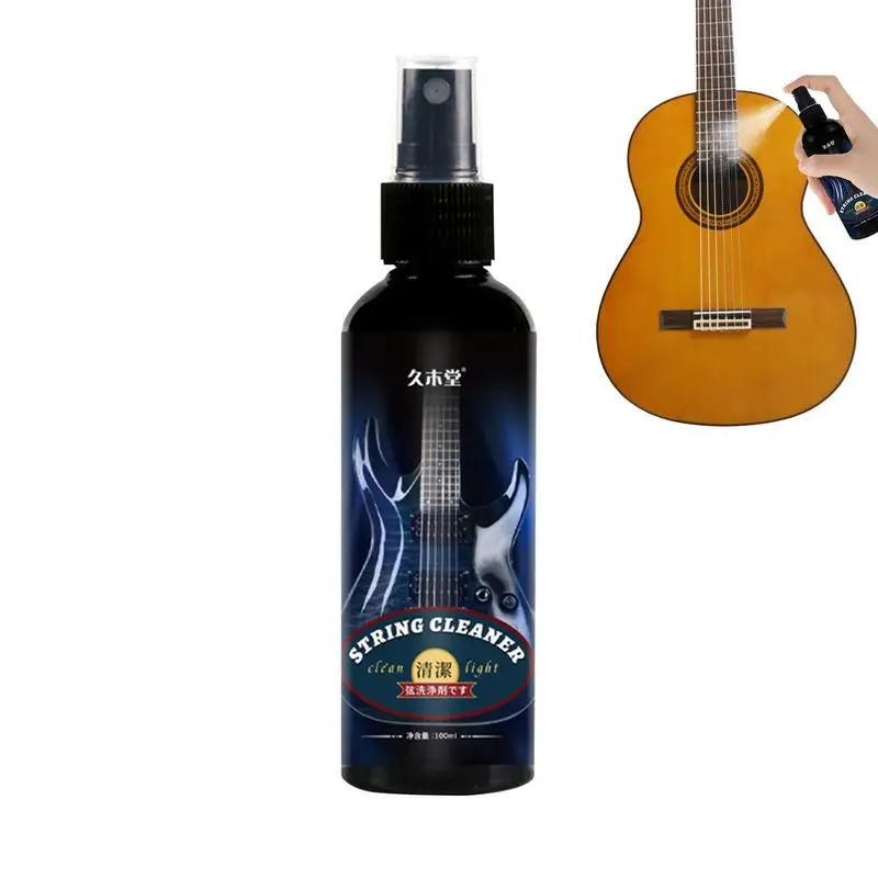 Guitar Polish Cleaner Rust Remover Spray For String Care Mild Formula Cleaning Tool For Violin Piano Ukulele And Guitar 
Guitar Polish Cleaner Rust Remover Spray For String Care Mild Formula Cleaning Tool For Violin Piano Ukulele And Guitar