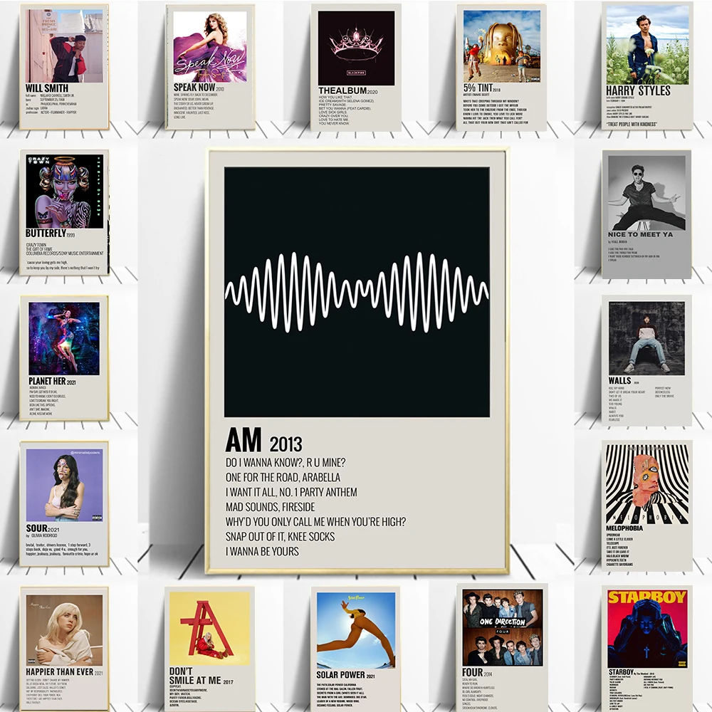 Pop Music Band Print Black Pink Tame Impala Taylor Swift Travis scott Fine Line Poster Canvas Painting Wall Art Home Decoration
Pop Music Band Print Black Pink Tame Impala Taylor Swift Travis scott Fine Line Poster Canvas Painting Wall Art Home Decoration