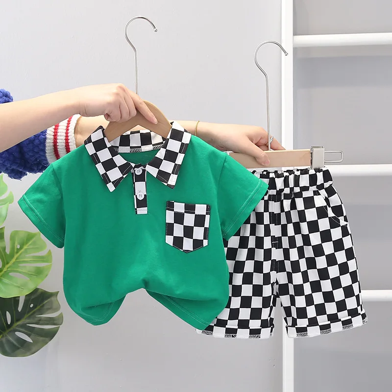 Children's Short-sleeved Suit 2022 New Small and Medium Children's Clothing Boys Summer Clothes Super Cute Baby Two-piece Suit
Children's Short-sleeved Suit 2022 New Small and Medium Children's Clothing Boys Summer Clothes Super Cute Baby Two-piece Suit