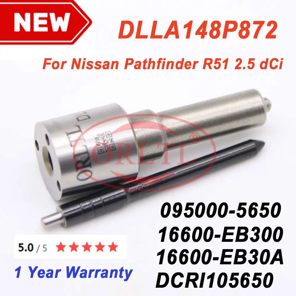 DLLA148P872 Common Rail Injector Nozzel DLLA 148 P872 Diesel Sprayer DLLA 148P872 For Nissan Pathfinder R51 2.5 dCi 095000-5650
DLLA148P872 Common Rail Injector Nozzel DLLA 148 P872 Diesel Sprayer DLLA 148P872 For Nissan Pathfinder R51 2.5 dCi 095000-5650