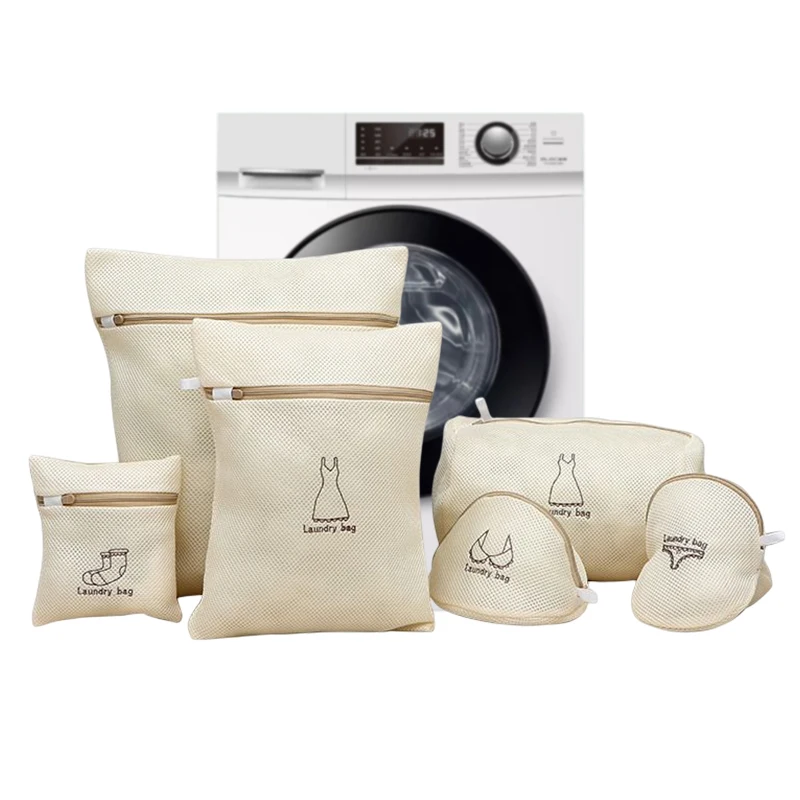 Beige Set Machine Lingerie Bra Washing Clothes Dirty 6 For Pcs/set Mesh Polyester Laundry Wash Bags Bag Bag
Beige Set Machine Lingerie Bra Washing Clothes Dirty 6 For Pcs/set Mesh Polyester Laundry Wash Bags Bag Bag