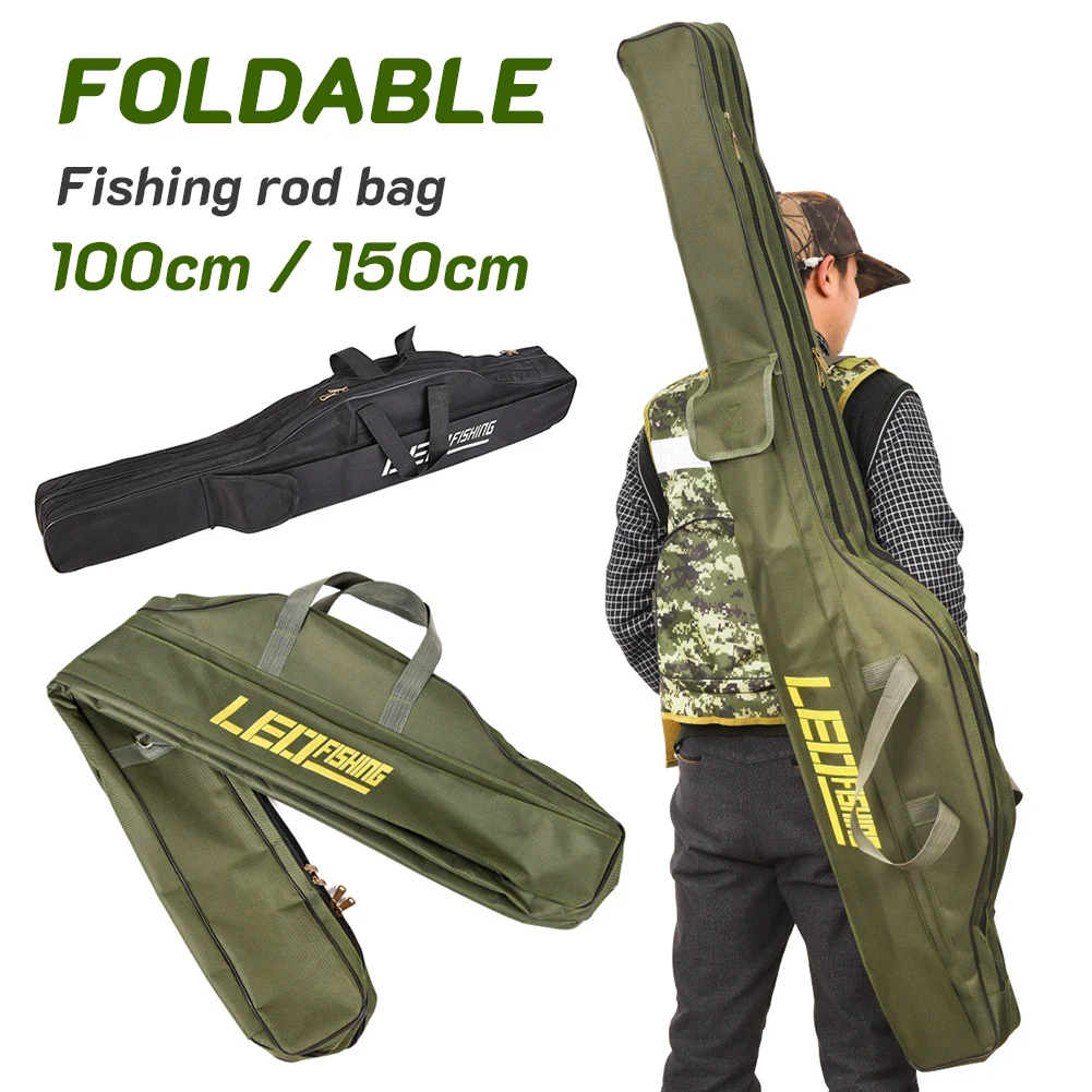 New 1/1.5M Collapsible Fishing Rod Storage Bag Multi-function Fishing Bags Zipped Case Portable Fishing Tackle Carrying Case
New 1/1.5M Collapsible Fishing Rod Storage Bag Multi-function Fishing Bags Zipped Case Portable Fishing Tackle Carrying Case