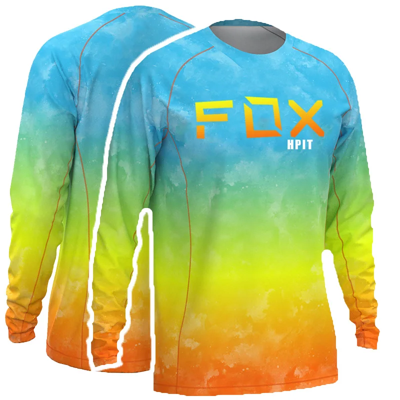 2022 Men's Downhill Jersey Hpit Fox Mountain Bike Mtb Shirts Offroad Dh Motorcycle Motocross Bicycle Jersey Fox Mtb
2022 Men's Downhill Jersey Hpit Fox Mountain Bike Mtb Shirts Offroad Dh Motorcycle Motocross Bicycle Jersey Fox Mtb