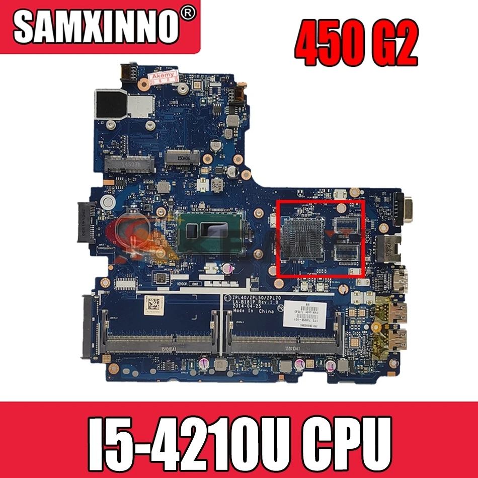 Материнская плата Akemy для ноутбука HP Probook 450 G2, 768146-501, 768146 дюйма, 601 дюйма, Φ I5-4210U, процессор 100% протестирован
Материнская плата Akemy для ноутбука HP Probook 450 G2, 768146-501, 768146 дюйма, 601 дюйма, Φ I5-4210U, процессор 100% протестирован