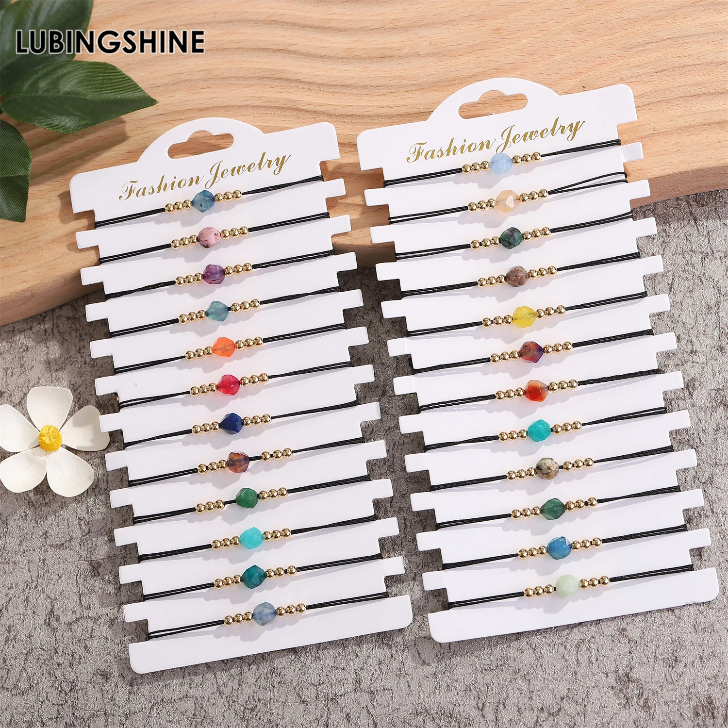 Vintage 12 Pieces Jewelry for Women Natural Stone Pendent Colorful Bracelet Handmade Rope Chain Bracelets Girl Accessories New
Vintage 12 Pieces Jewelry for Women Natural Stone Pendent Colorful Bracelet Handmade Rope Chain Bracelets Girl Accessories New