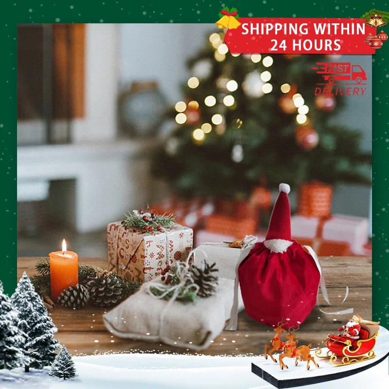 Santa Hat Candy Bag Christmas Antlers Bags Elk Velvet Draw String Candy Bags Gift Packing Bags Party Decoration 2022 Navidad
Santa Hat Candy Bag Christmas Antlers Bags Elk Velvet Draw String Candy Bags Gift Packing Bags Party Decoration 2022 Navidad