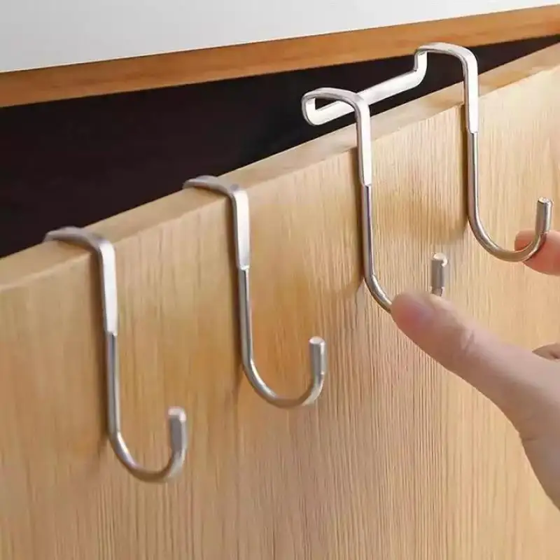 Coat Hanger 304 Stainless Steel Door Back Hook S-Shape Kitchen Bathroom Hat Towel Coat Storage Hanger Small Hook
Coat Hanger 304 Stainless Steel Door Back Hook S-Shape Kitchen Bathroom Hat Towel Coat Storage Hanger Small Hook